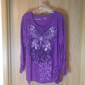 Bobbie Brooks purple tee